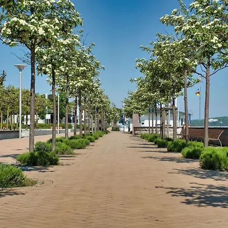 דירה Meeresblick Residenzen Fewo02 Mit Gratis Schwimmbadnutzung Im Ahoi Sellin גוהרן